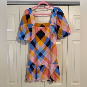 Marie Oliver Square neck mini dress